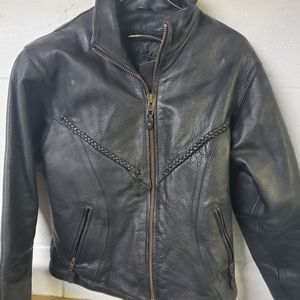 Thinsulate womens M leather motorcycle jacket